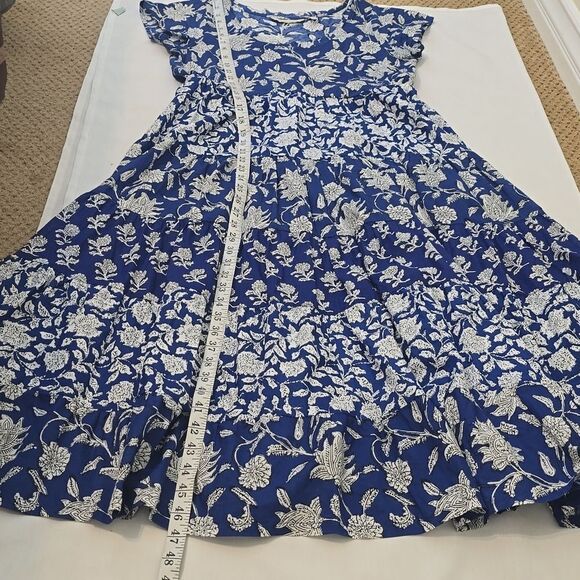 Soft surroundings tiered floral dress size small - Picture 6 of 7
